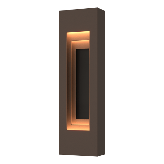 Procession Small Outdoor Sconce - Coastal Bronze - Coastal Black Accent by Hubbardton Forge
