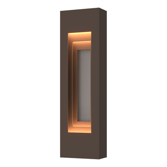 Procession Small Outdoor Sconce - Coastal Bronze - Coastal Burnished Steel Accent by Hubbardton Forge