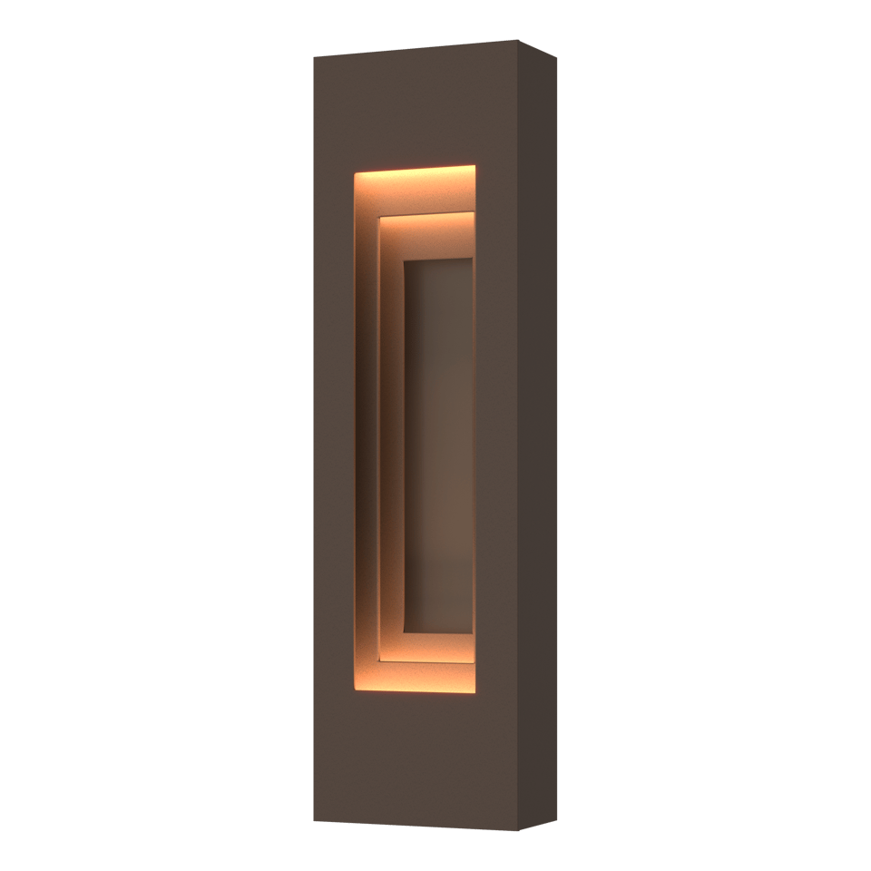 Procession Small Outdoor Sconce - Coastal Bronze - Coastal Dark Smoke Accent by Hubbardton Forge