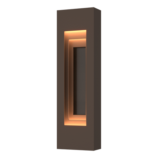 Procession Small Outdoor Sconce - Coastal Bronze - Oil Rubbed Bronze Accent by Hubbardton Forge
