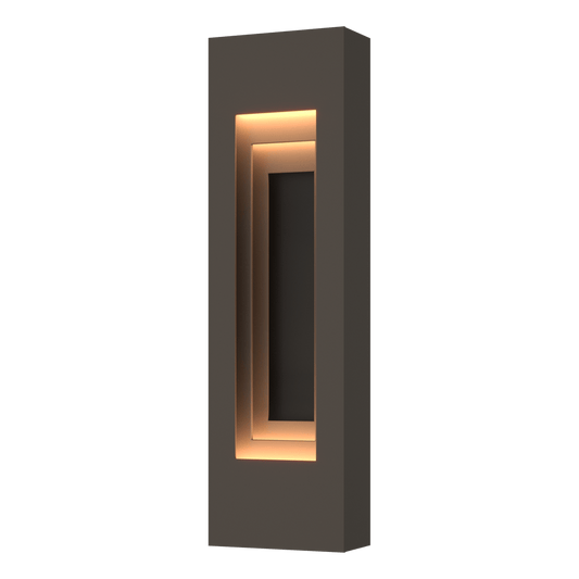 Procession Small Outdoor Sconce - Coastal Dark Smoke - Coastal Black Accent by Hubbardton Forge
