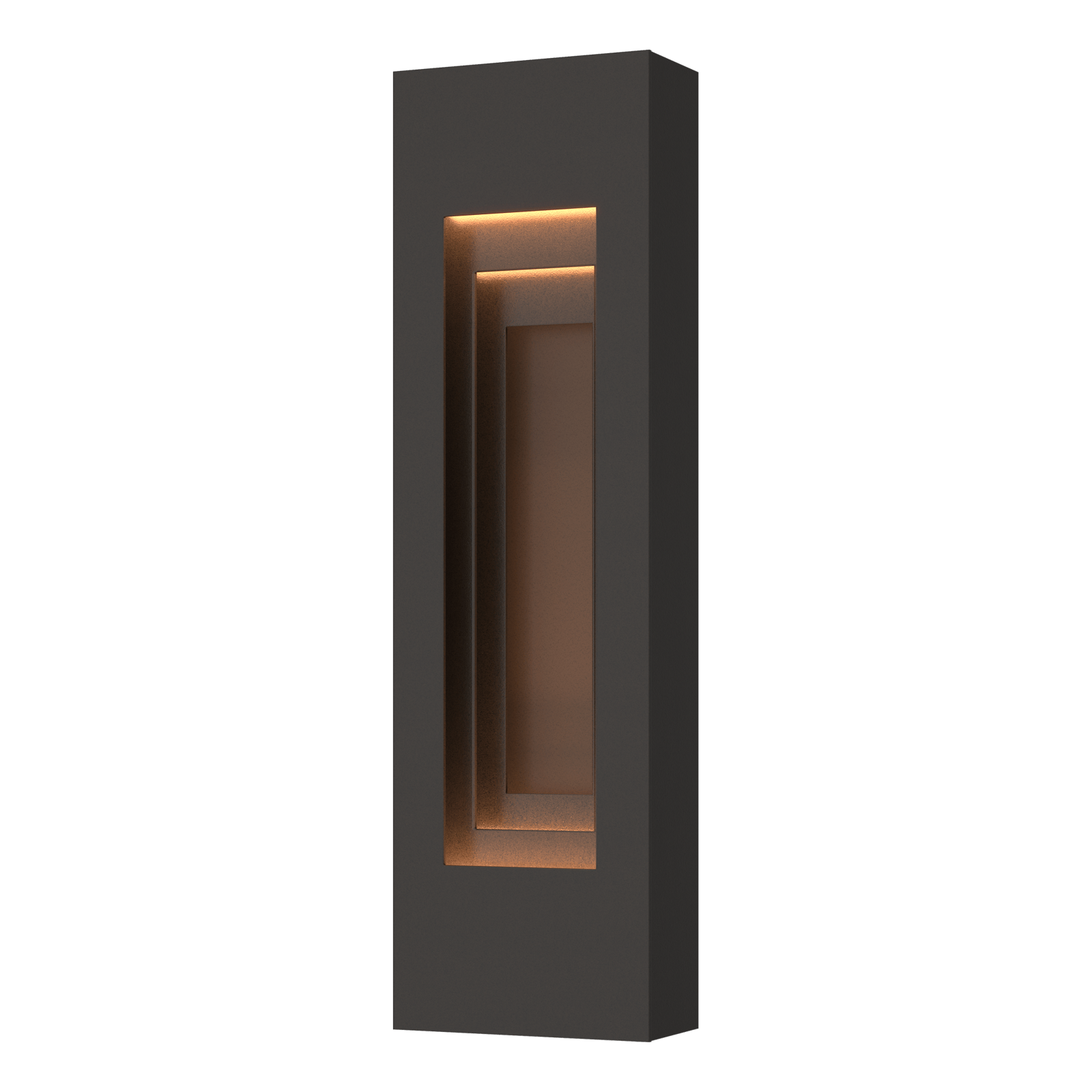 Procession Small Outdoor Sconce - Oil Rubbed Bronze - Coastal Bronze Accent by Hubbardton Forge
