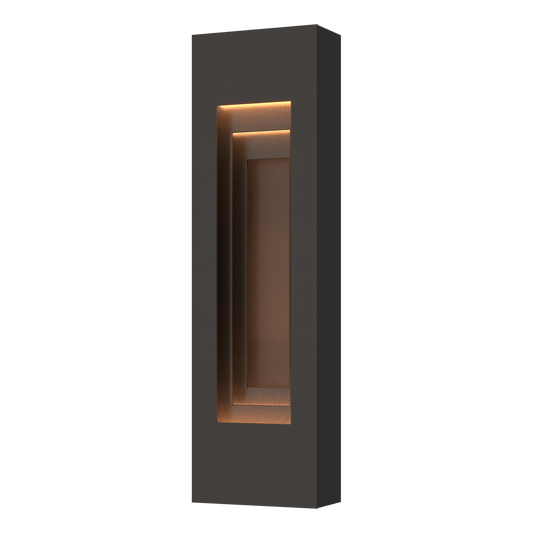Procession Small Outdoor Sconce - Oil Rubbed Bronze - Coastal Bronze Accent by Hubbardton Forge