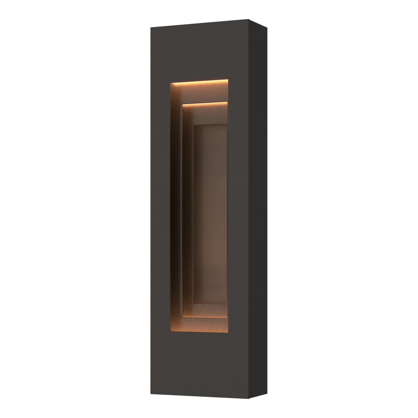 Procession Small Outdoor Sconce - Oil Rubbed Bronze - Coastal Dark Smoke Accent by Hubbardton Forge