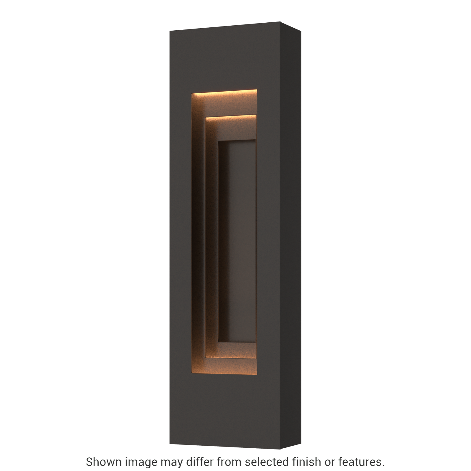 Procession Small Outdoor Sconce - Oil Rubbed Bronze - Oil Rubbed Bronze Accent by Hubbardton Forge
