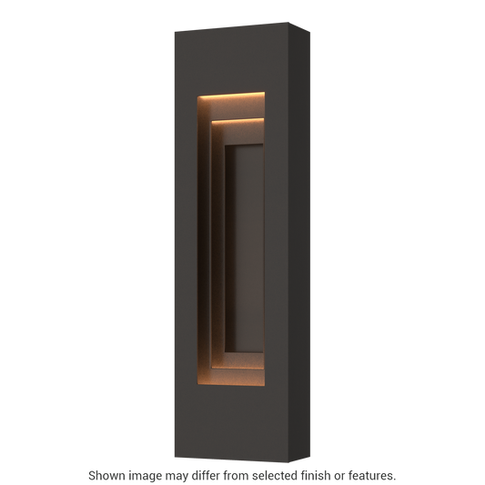 Procession Small Outdoor Sconce - Oil Rubbed Bronze - Oil Rubbed Bronze Accent by Hubbardton Forge