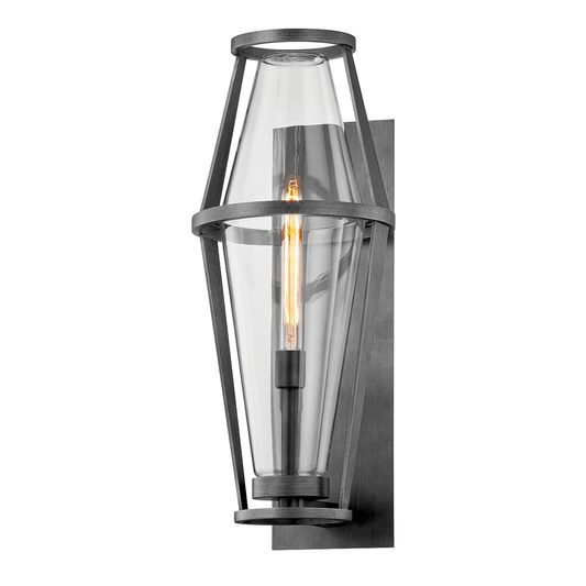 Prospect Wall Sconce - 1-Light - Graphite - Troy Lighting B7614-GRA