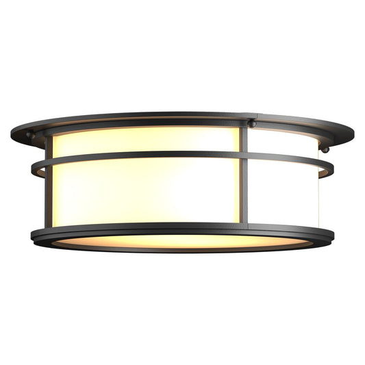 Province Outdoor Flush Mount - Coastal Black by Hubbardton Forge