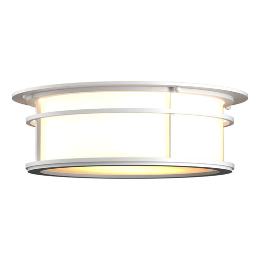 Province Outdoor Flush Mount - White by Hubbardton Forge