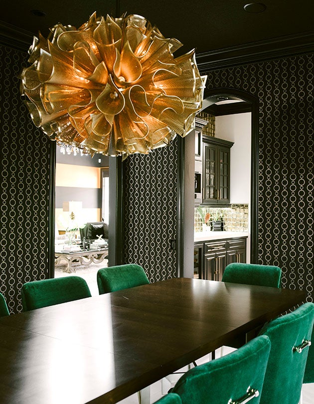 Pulse Medium Chandelier by Corbett Lighting