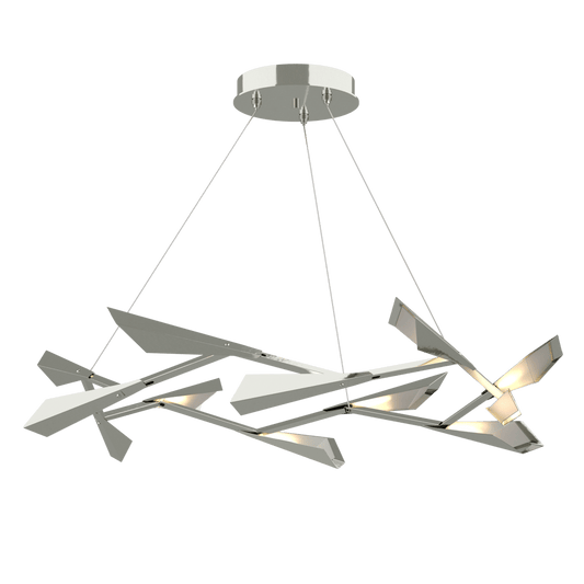 Quill Large LED Pendant - Sterling by Hubbardton Forge