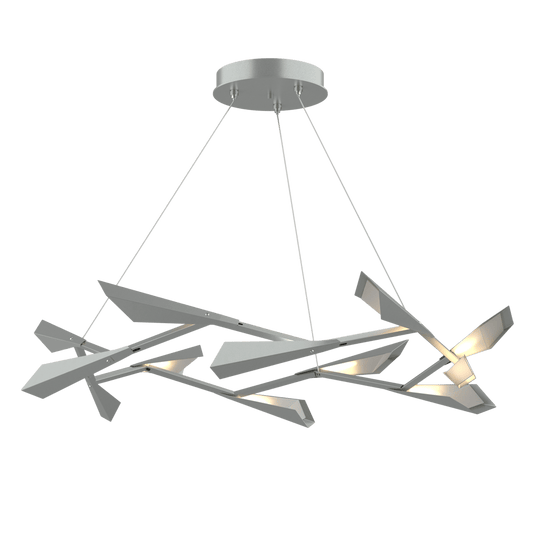 Quill Large LED Pendant - Vintage Platinum by Hubbardton Forge