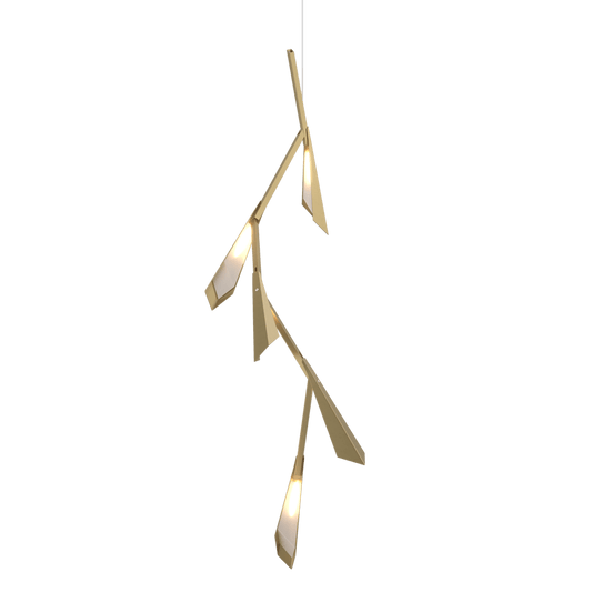 Quill LED Pendant - Modern Brass by Hubbardton Forge