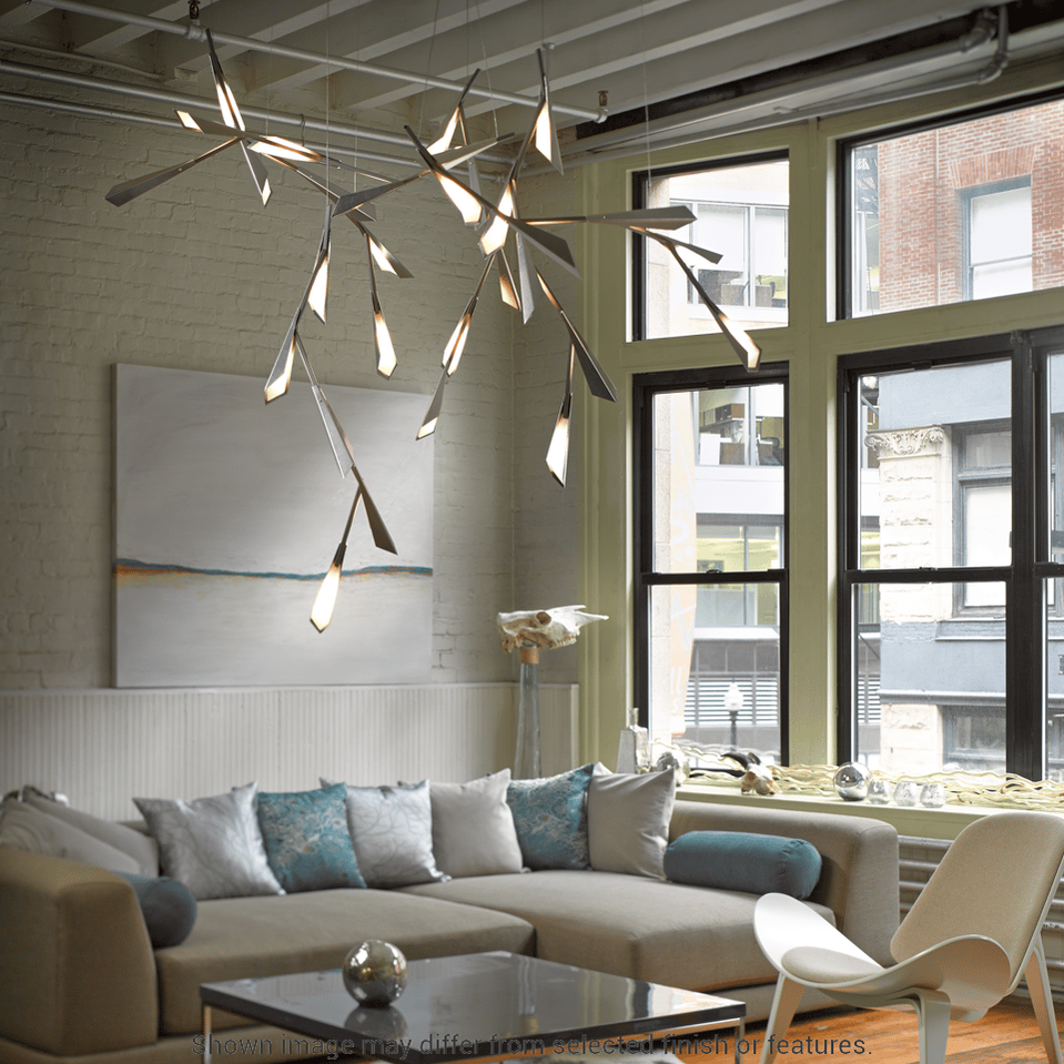 Quill LED Pendant - White by Hubbardton Forge