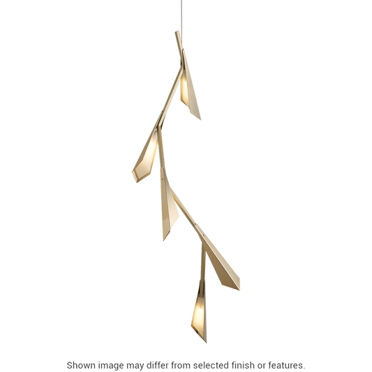 Quill LED Pendant - White by Hubbardton Forge