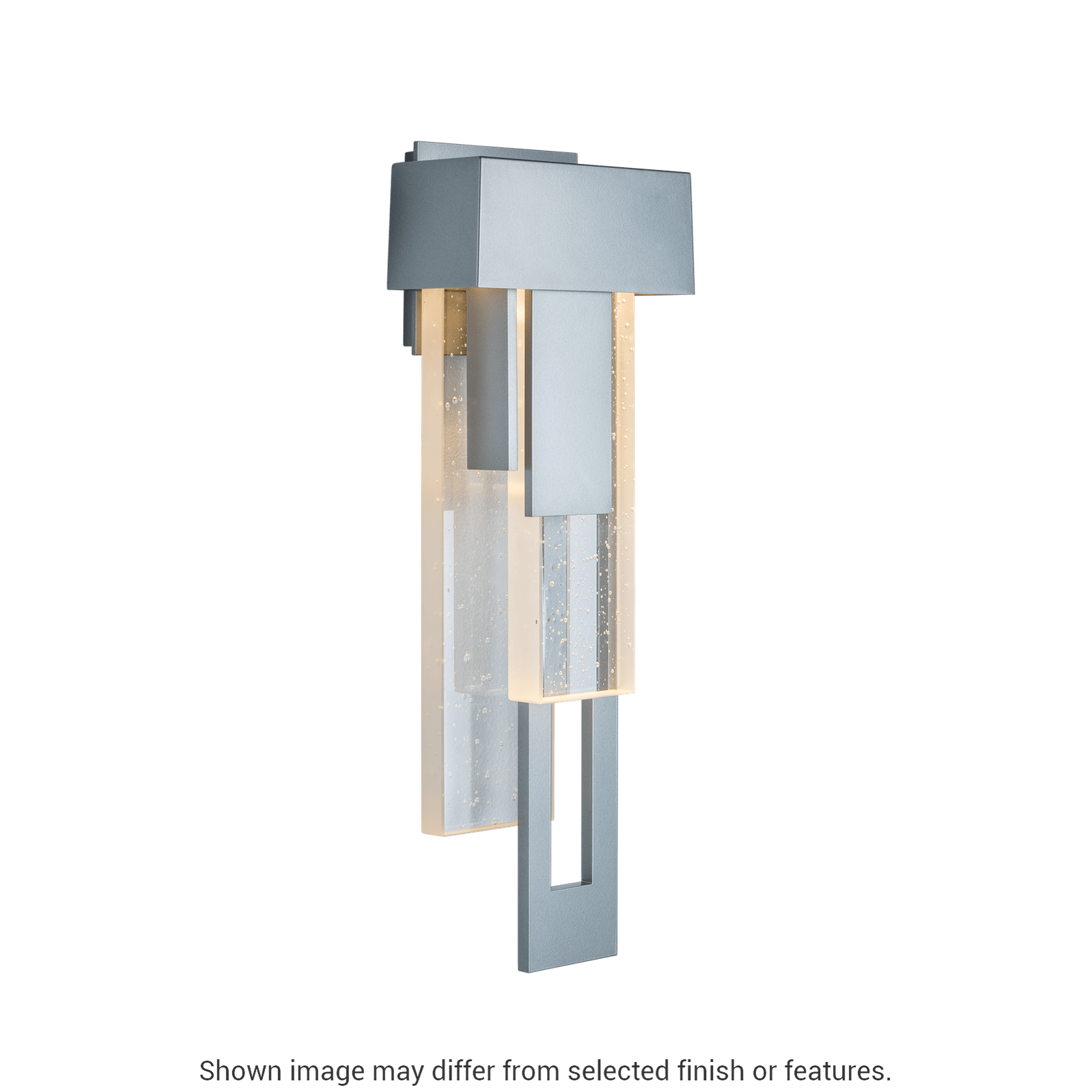 Rainfall LED Outdoor Sconce - White - Left-Facing by Hubbardton Forge