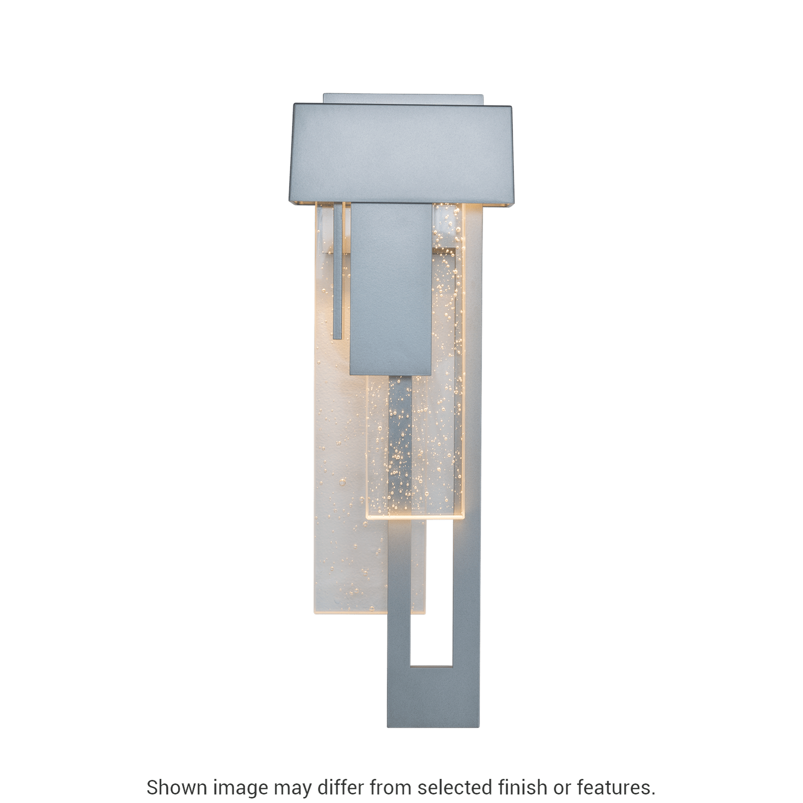 Rainfall LED Outdoor Sconce - White - Left-Facing by Hubbardton Forge