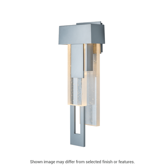 Rainfall LED Outdoor Sconce - White - Left-Facing by Hubbardton Forge