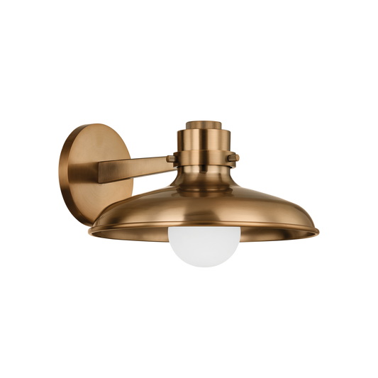 Rainhill Wall Sconce - 1-Light - Patina Brass - Troy Lighting B3207-PBR