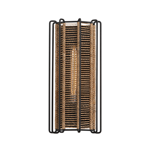 Ramon Wall Sconce - 1-Light - Textured Black - Troy Lighting B9817-TBK