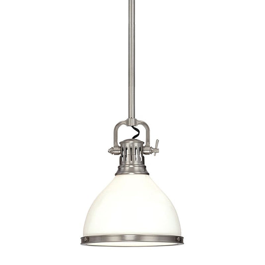 Randolph Medium Pendant - Satin Nickel by Hudson Valley Lighting