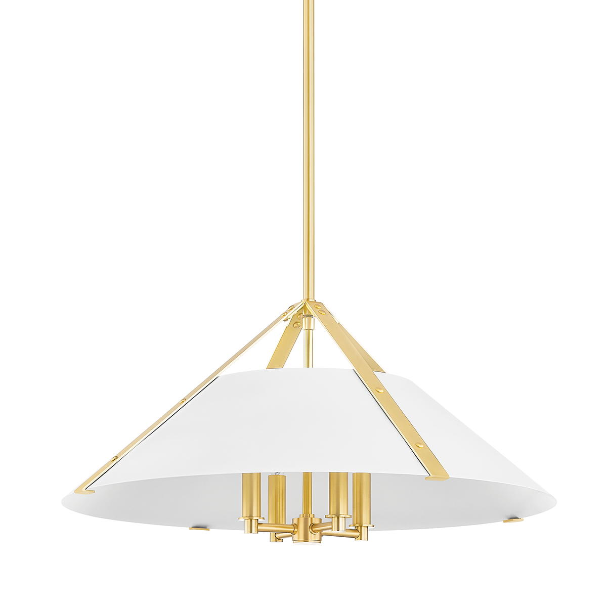 Raymond Pendant - Aged Brass/Soft White by Hudson Valley Lighting