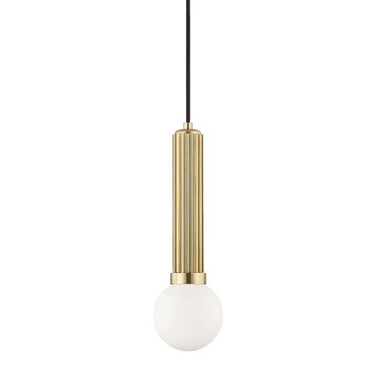 Reade Pendant - Aged Brass by Hudson Valley Lighting