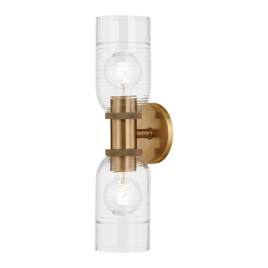 Redding Wall Sconce - 2-Light - Patina Brass - Troy Lighting B1120-PBR