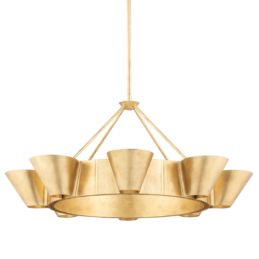 Reeve Chandelier - Vintage Gold Leaf by Hudson Valley Lighting