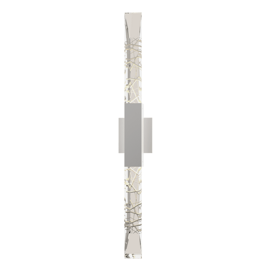 Refraction Large Outdoor Sconce - White by Hubbardton Forge