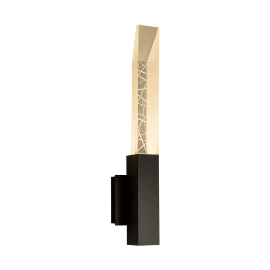 Refraction Outdoor Sconce - Coastal Black by Hubbardton Forge