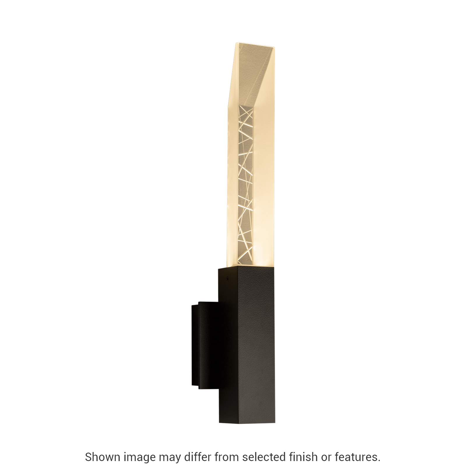 Refraction Outdoor Sconce - White by Hubbardton Forge