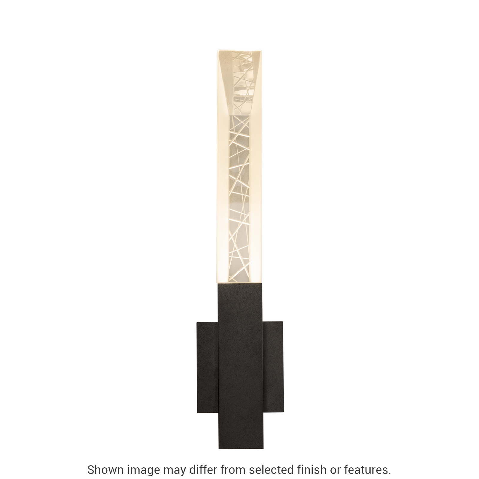 Refraction Outdoor Sconce - White by Hubbardton Forge