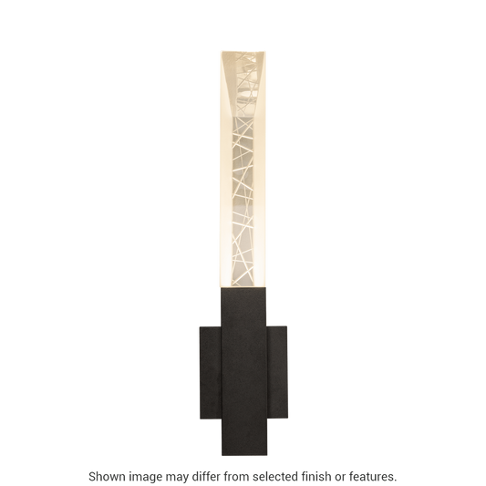 Refraction Outdoor Sconce - White by Hubbardton Forge