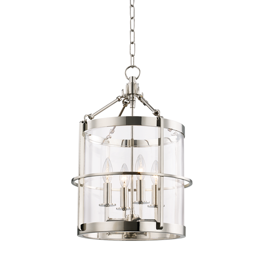 Ren Lantern - 4-Light - Polished Nickel by Hudson Valley Lighting