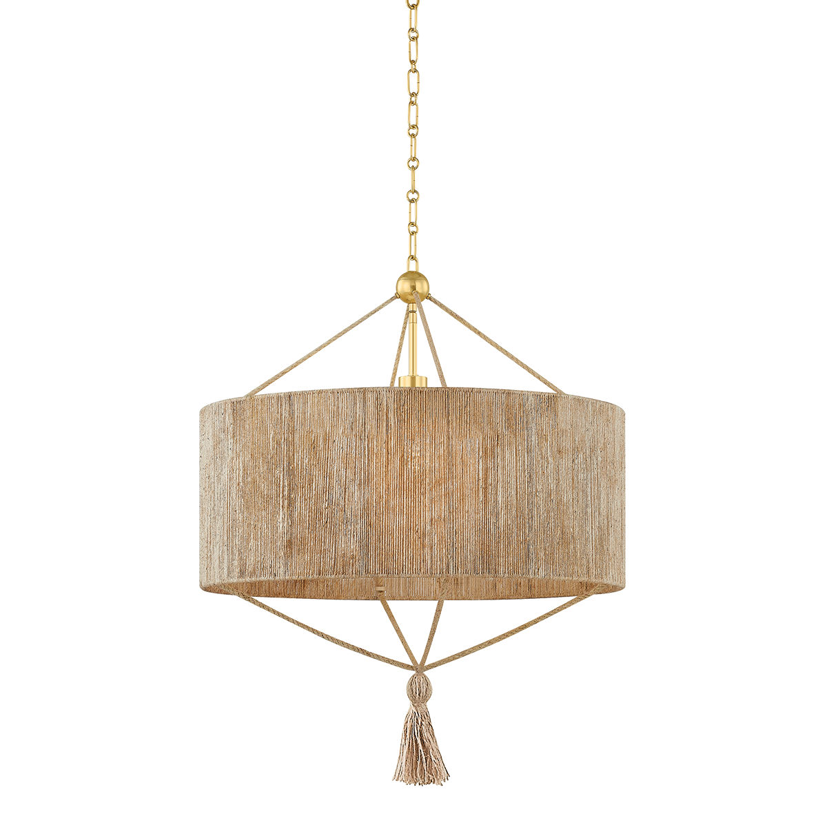 Reyn Large Pendant - 1-Light - Aged Brass - Mitzi H1036701L-AGB