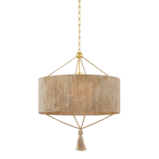 Reyn Large Pendant - 1-Light - Aged Brass - Mitzi H1036701L-AGB