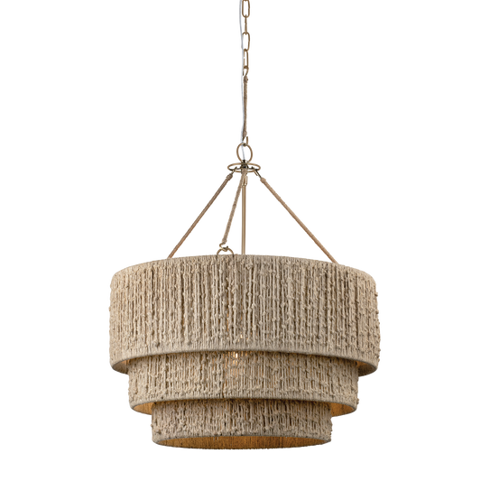 Reza Chandelier - 1-Light - Patina Brass - Troy Lighting F5924-PBR