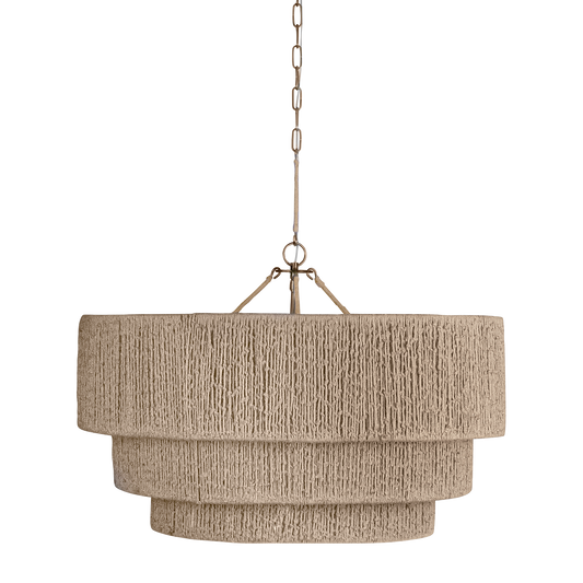 Reza Chandelier - 1-Light - Patina Brass - Troy Lighting F5934-PBR