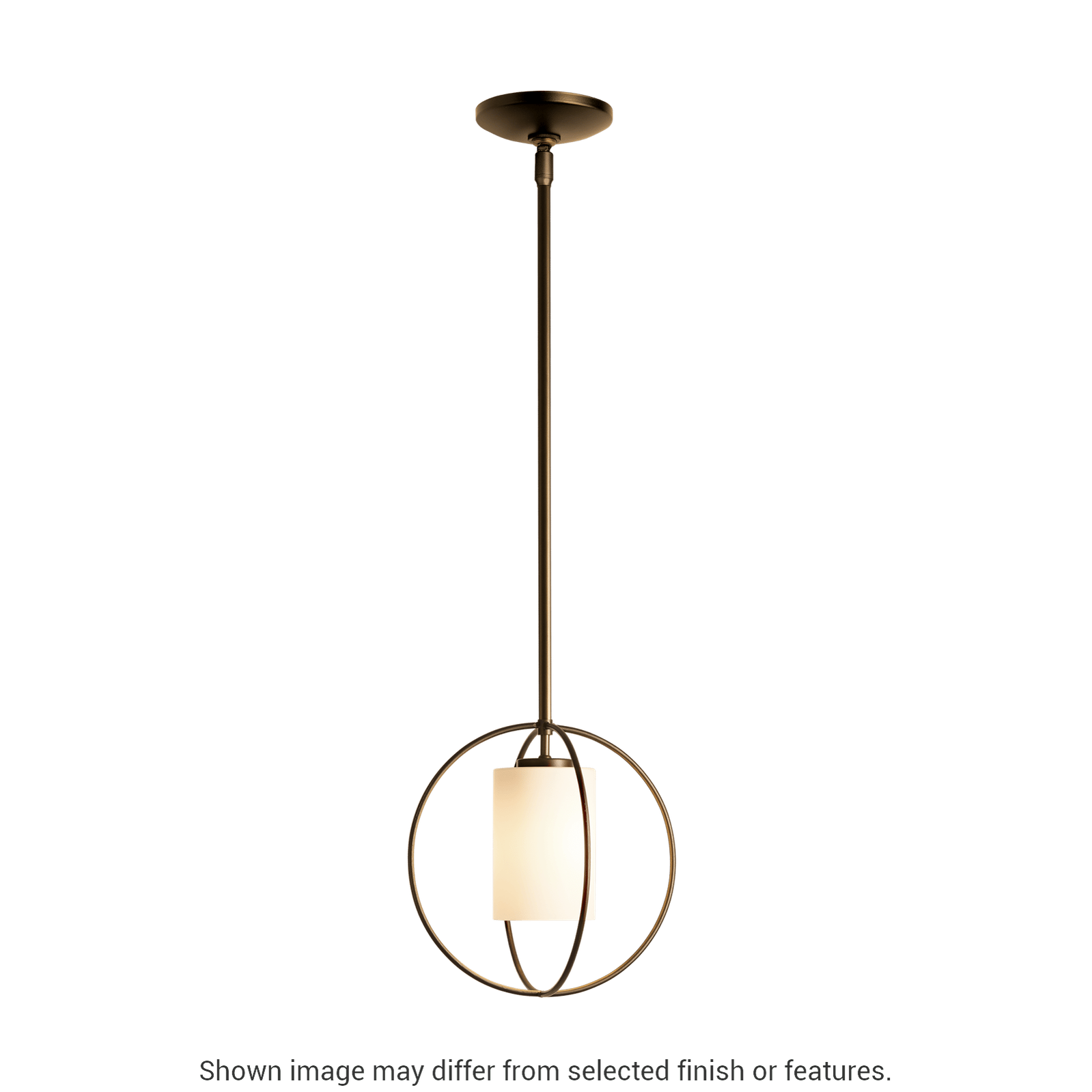 Rhythm Mini Pendant - White - Opal Glass by Hubbardton Forge