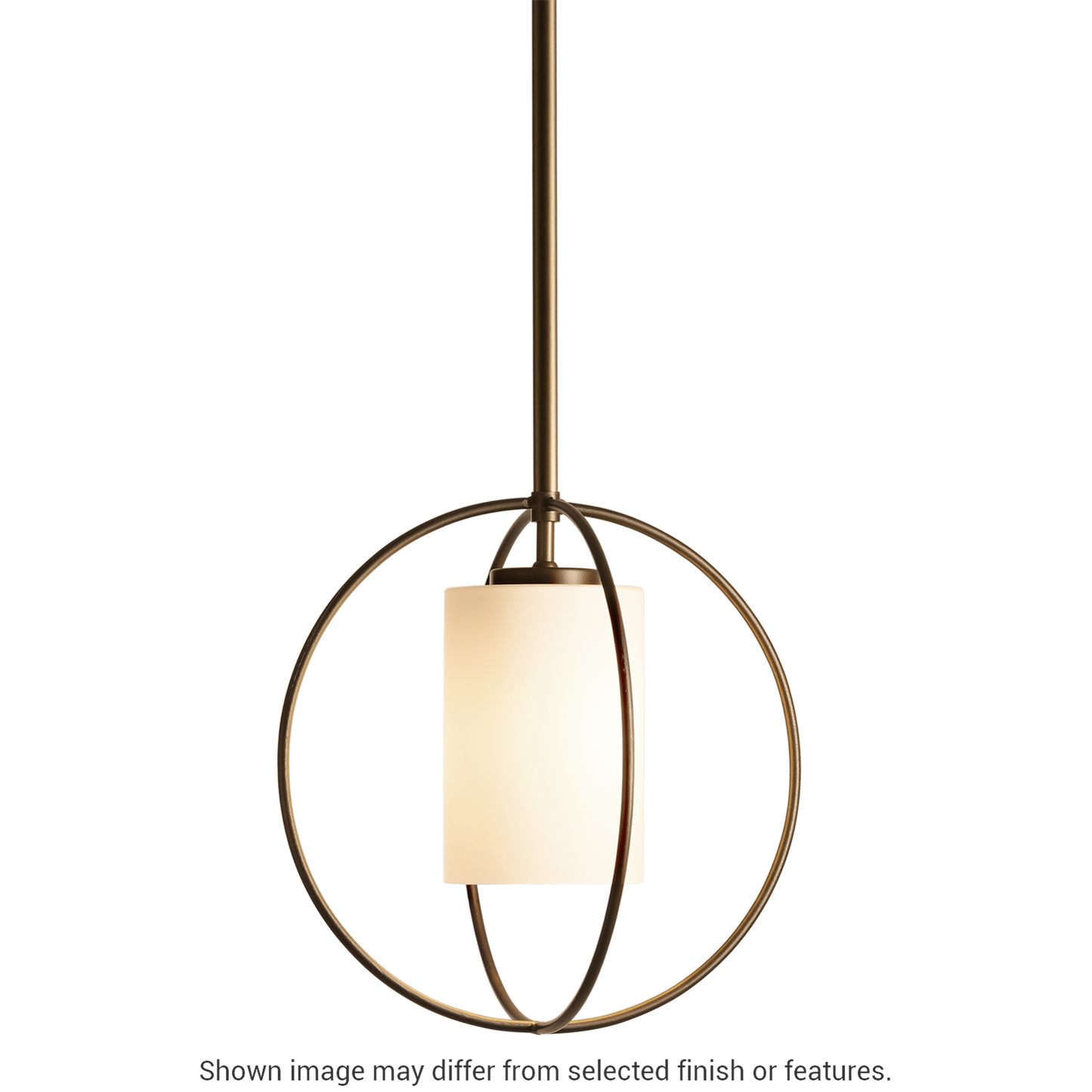 Rhythm Mini Pendant - White - Opal Glass by Hubbardton Forge