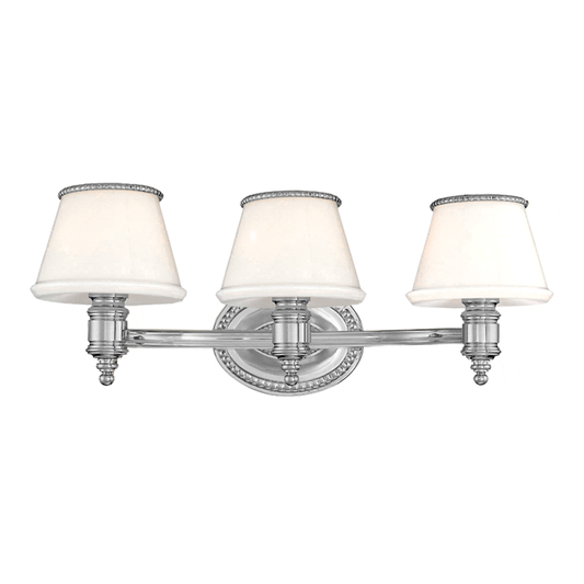 Richmond Vanity Light - 3-Light - Polished Nickel by Hudson Valley Lighting
