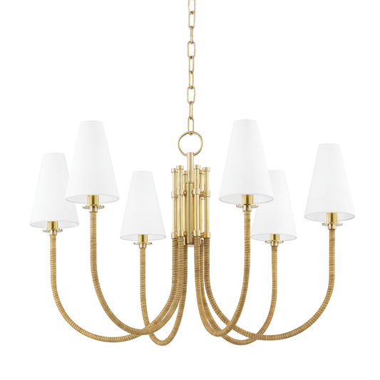 Ripley Chandelier - Aged Brass by Hudson Valley Lighting