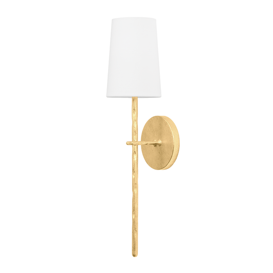 River Wall Sconce - 1-Light - Vintage Gold Leaf - Troy Lighting B8827-VGL