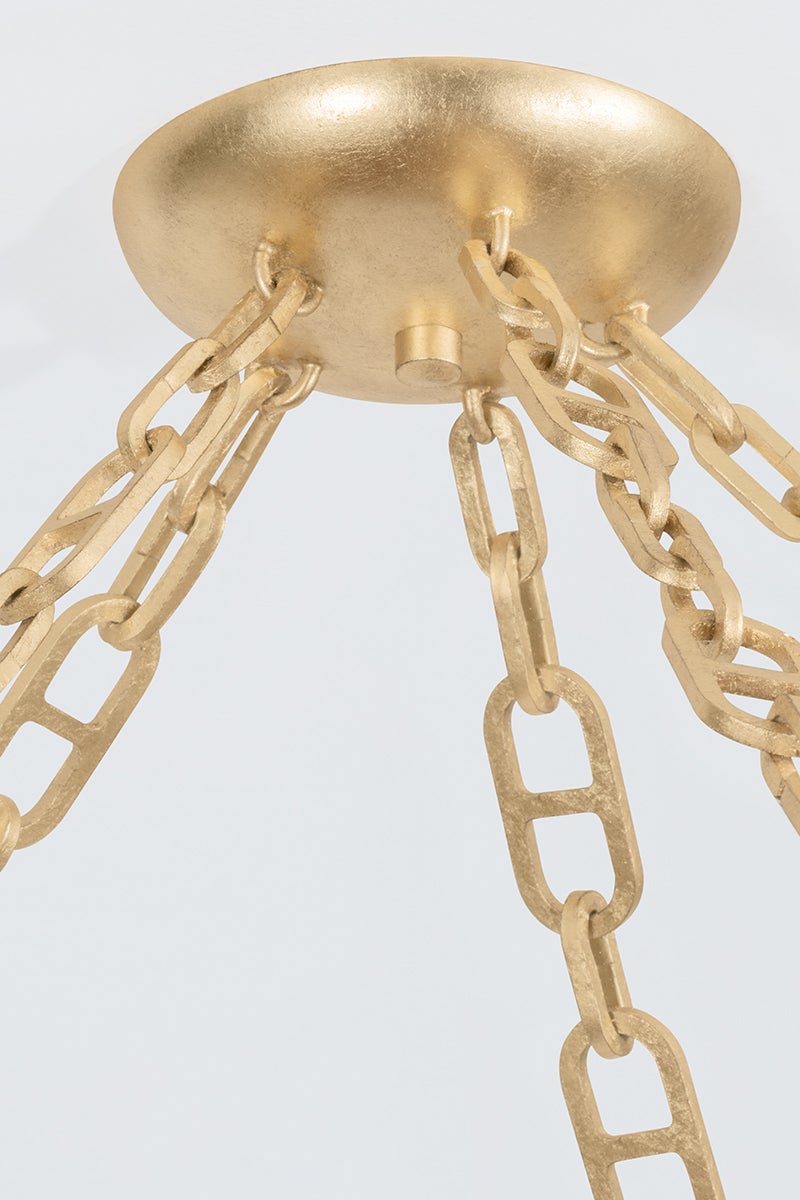 Riviere Large LED Chandelier by Corbett Lighting
