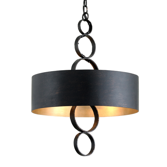 Rivington Chandelier - 4-Light - Charred Copper - Troy Lighting F7234-CH