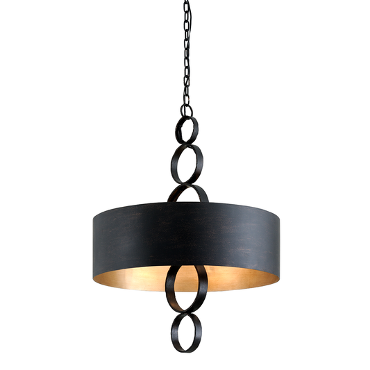 Rivington Chandelier - 6-Light - Charred Copper - Troy Lighting F7235-CH