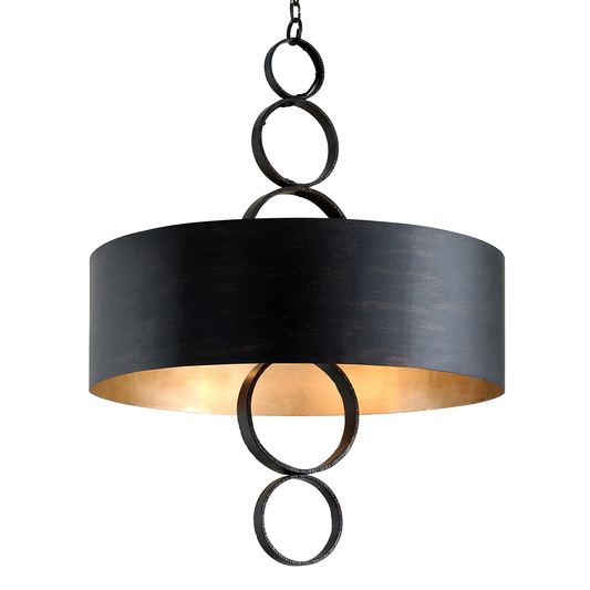 Rivington Chandelier - 8-Light - Charred Copper - Troy Lighting F7236-CH