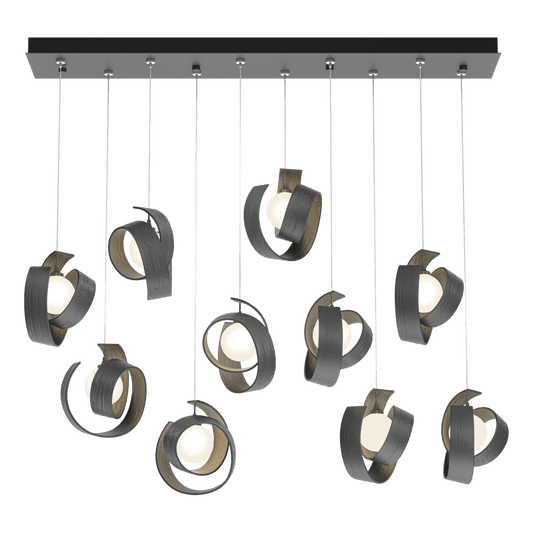 Riza 10-Light Pendant - Natural Iron by Hubbardton Forge