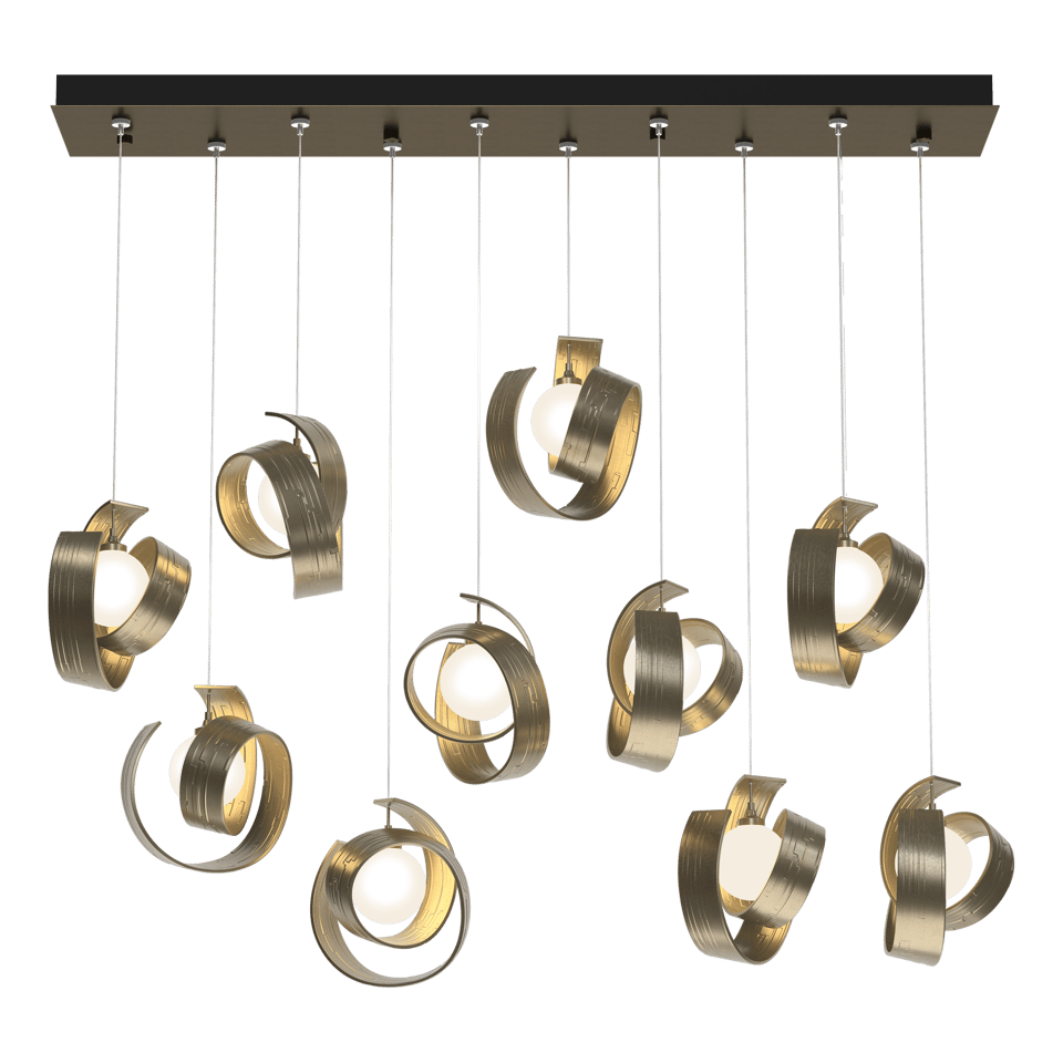 Riza 10-Light Pendant - Soft Gold by Hubbardton Forge